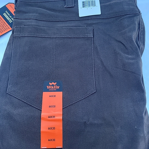 Walls Ditchdigger Work Pants. Brown. Double knee with cell pocket. Relaxed fit - Picture 6 of 8